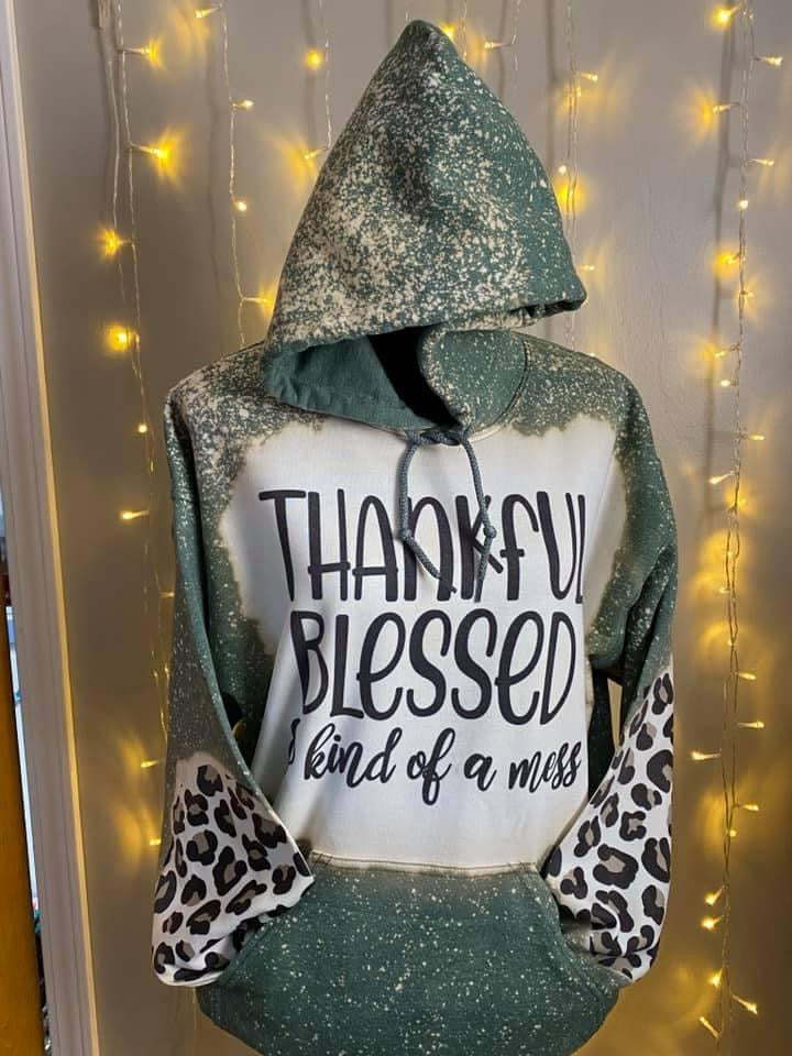 Thankful blessed hoodie