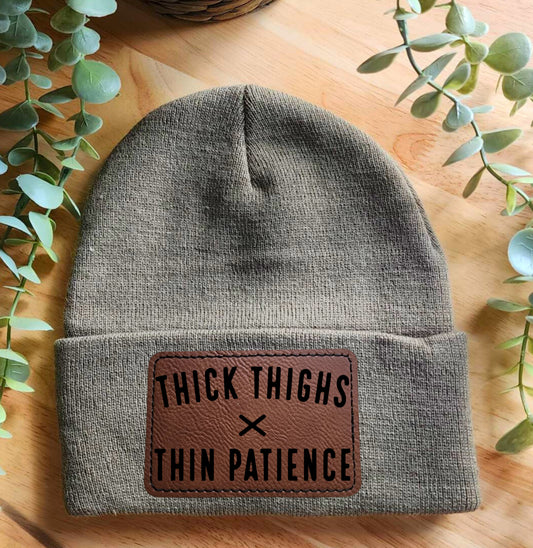 Thick thighs beanie