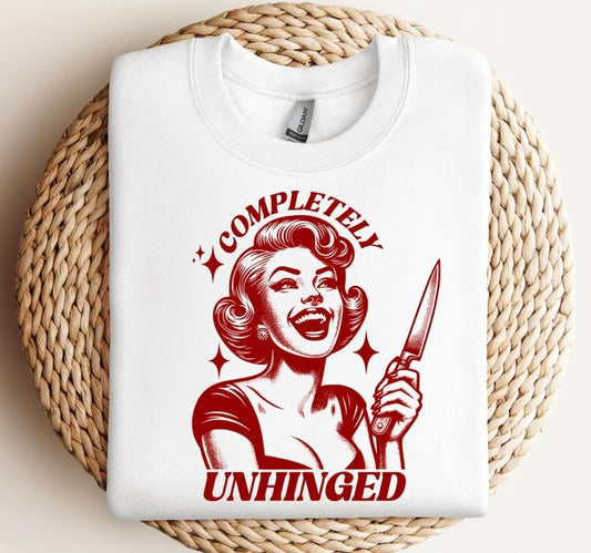 Completely unhinged tee