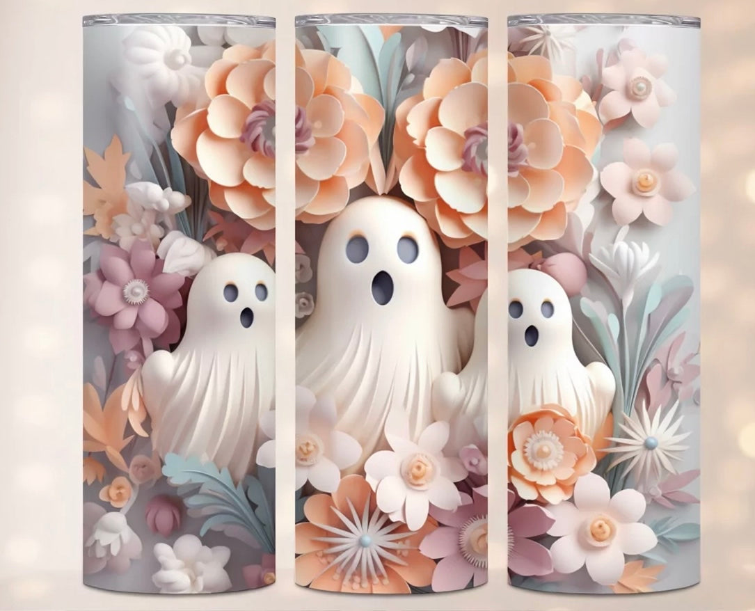 Pastel ghost tumbler