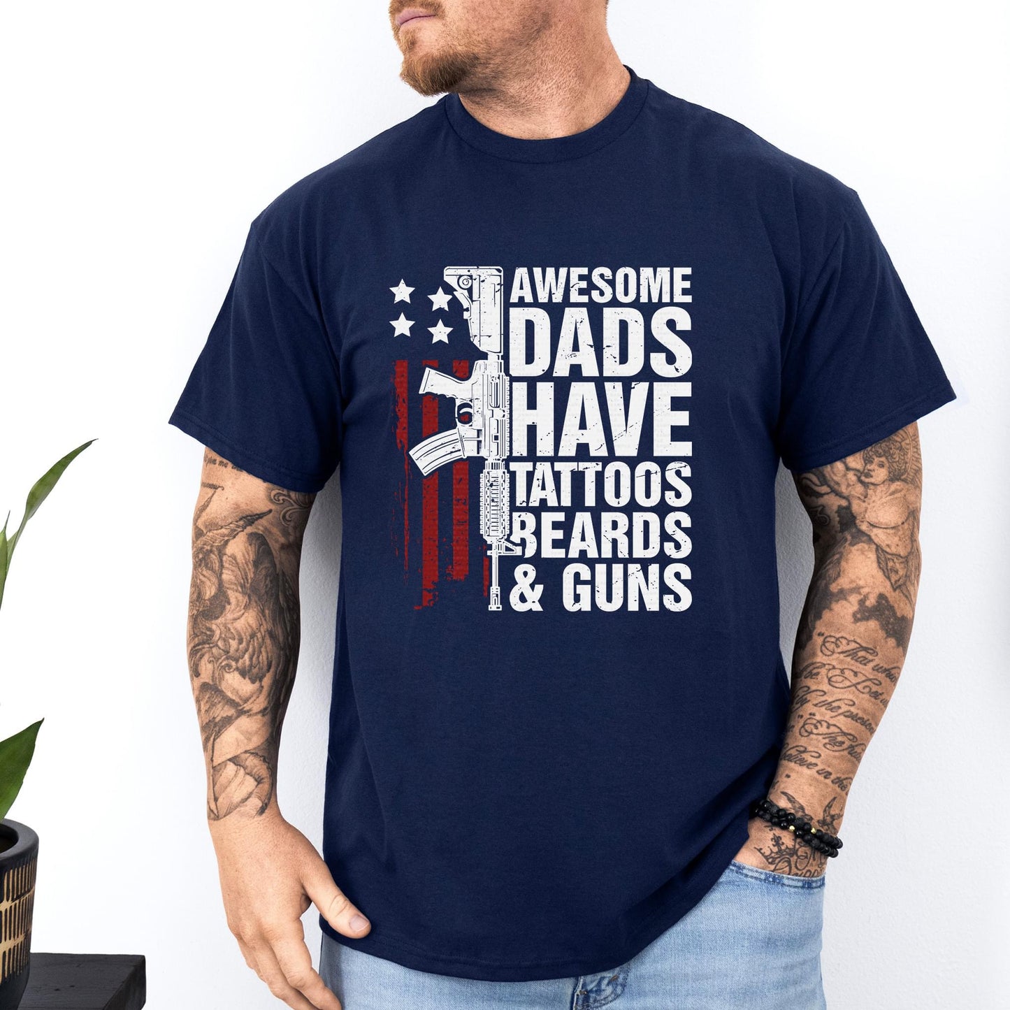 Awesome dads tee