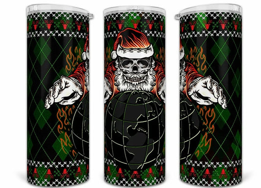 Santa world fire tumbler