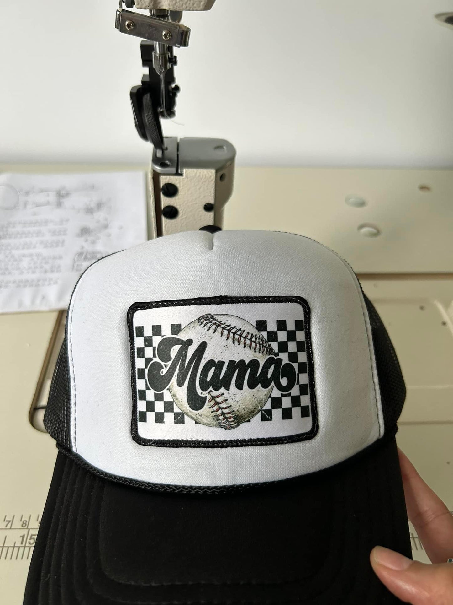 baseball mama hat