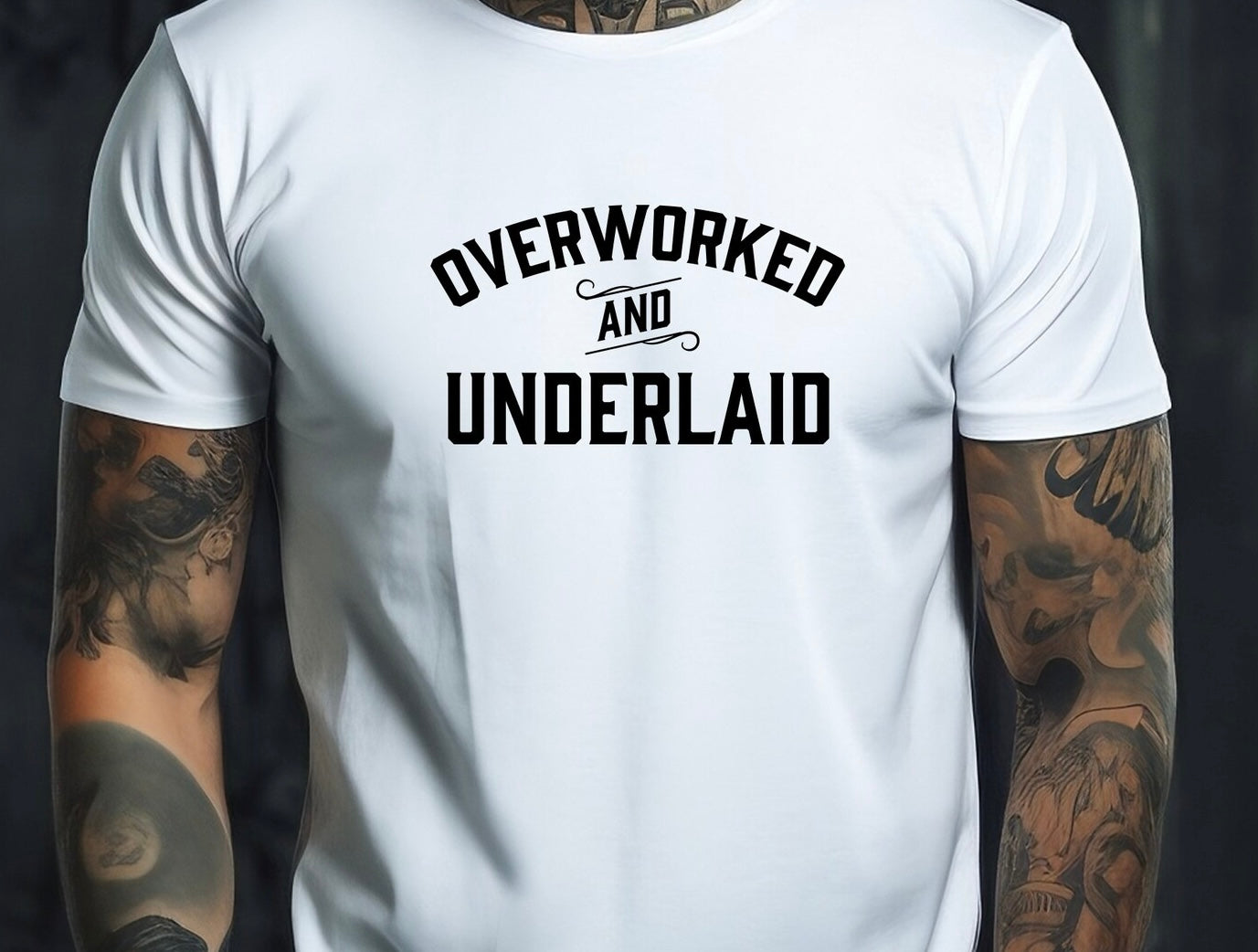 Overworked tee