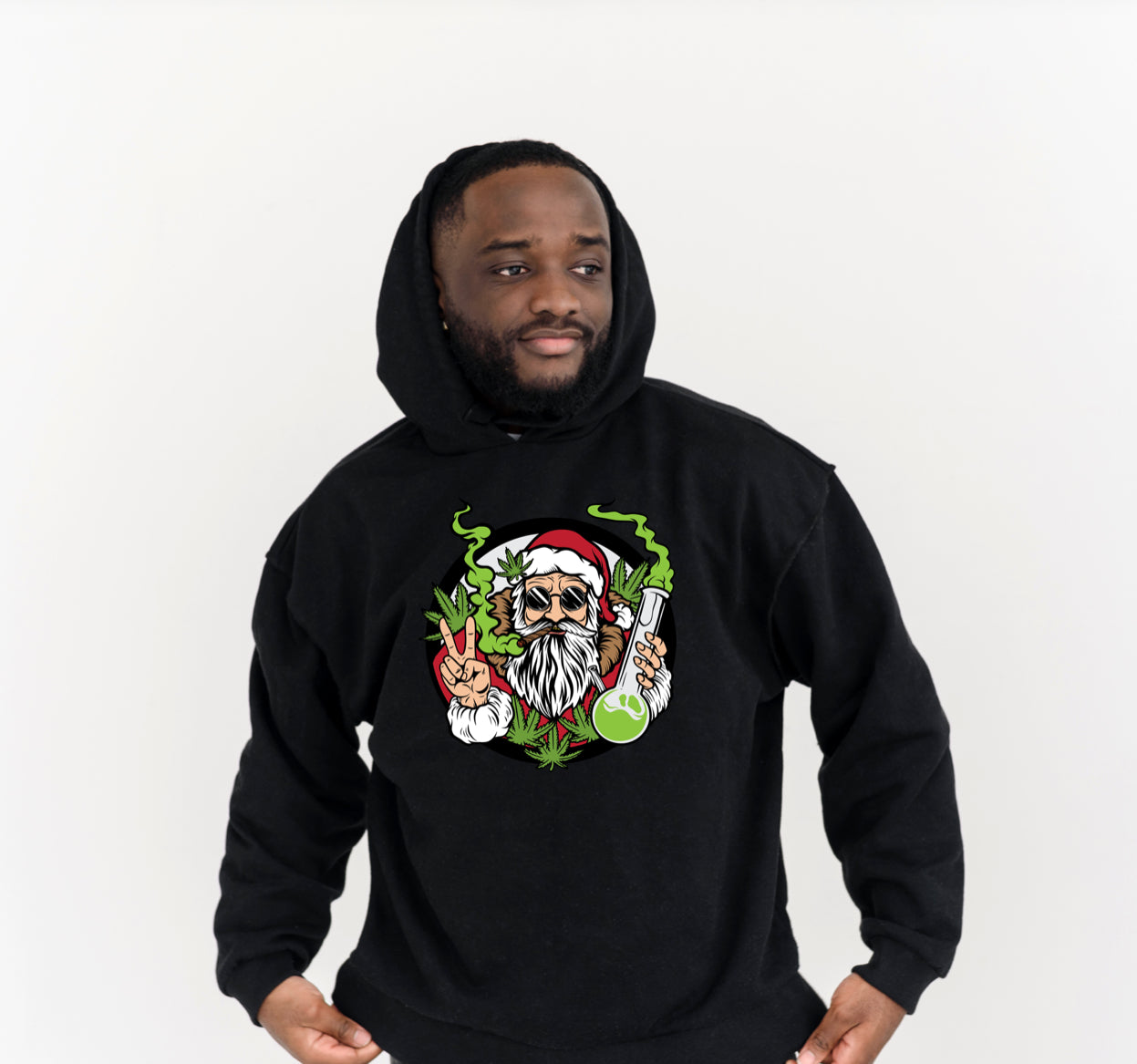 Lighting up Santa hoodie