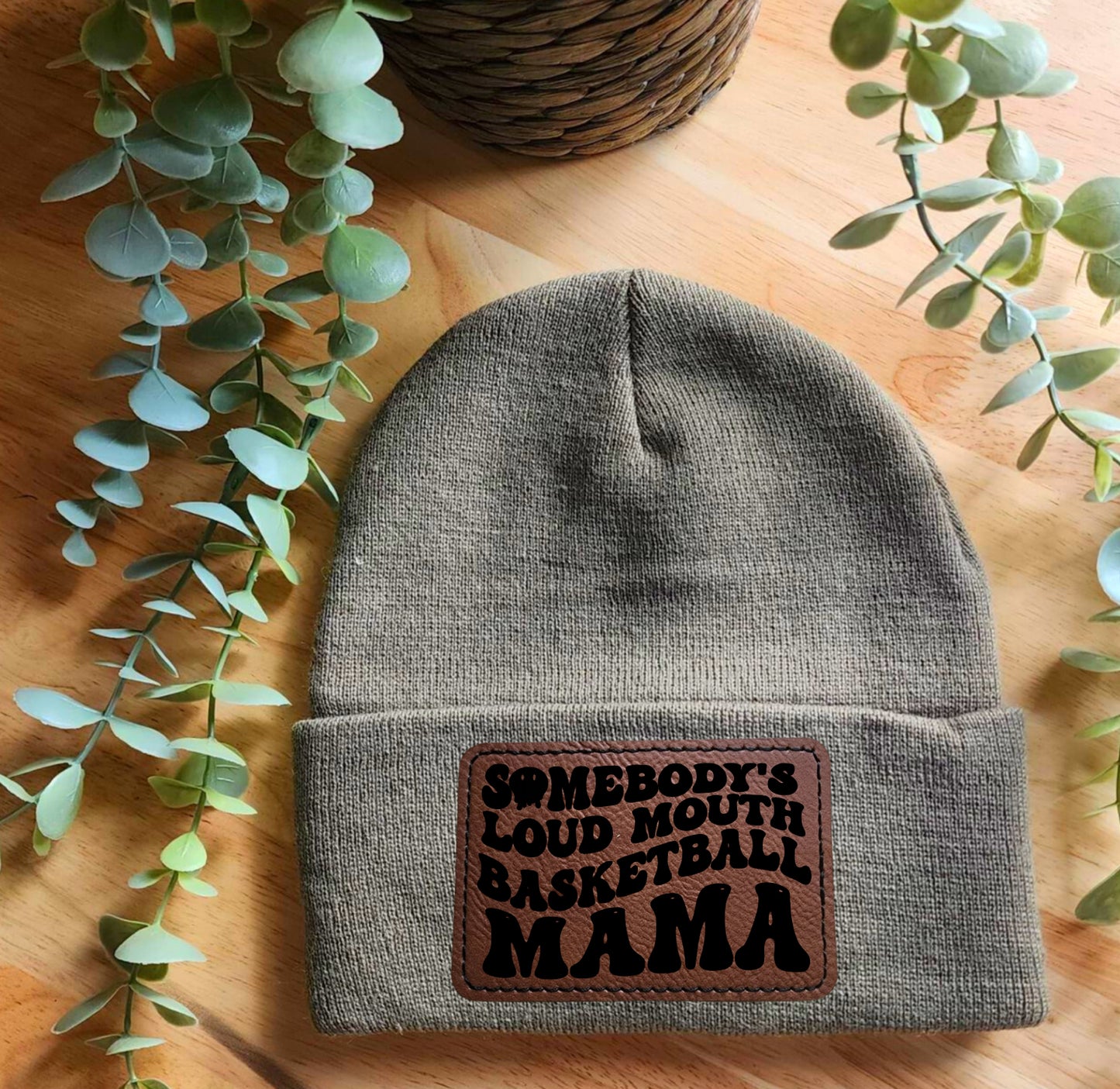 Loud basketball mama beanie